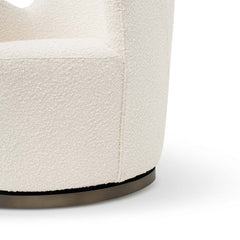 CLC8121-CA Armchair - Ivory White Boucle