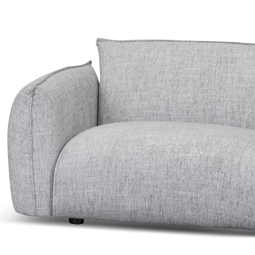 3 Seater Sofa - Light Spec Grey - View 3
