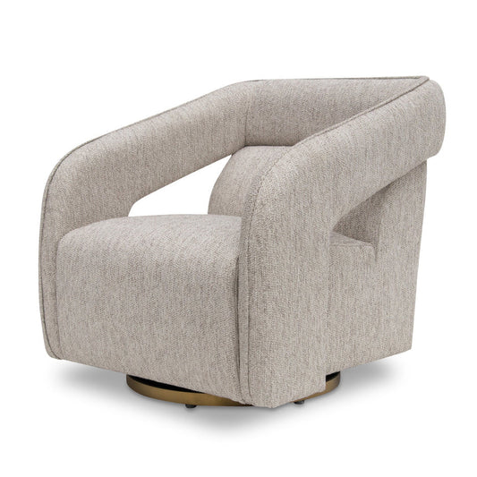 CLC8220-CA Swivel Armchair - Light Grey