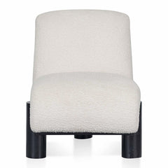 CLC8221-CA Lounge Chair - Ivory White Boucle