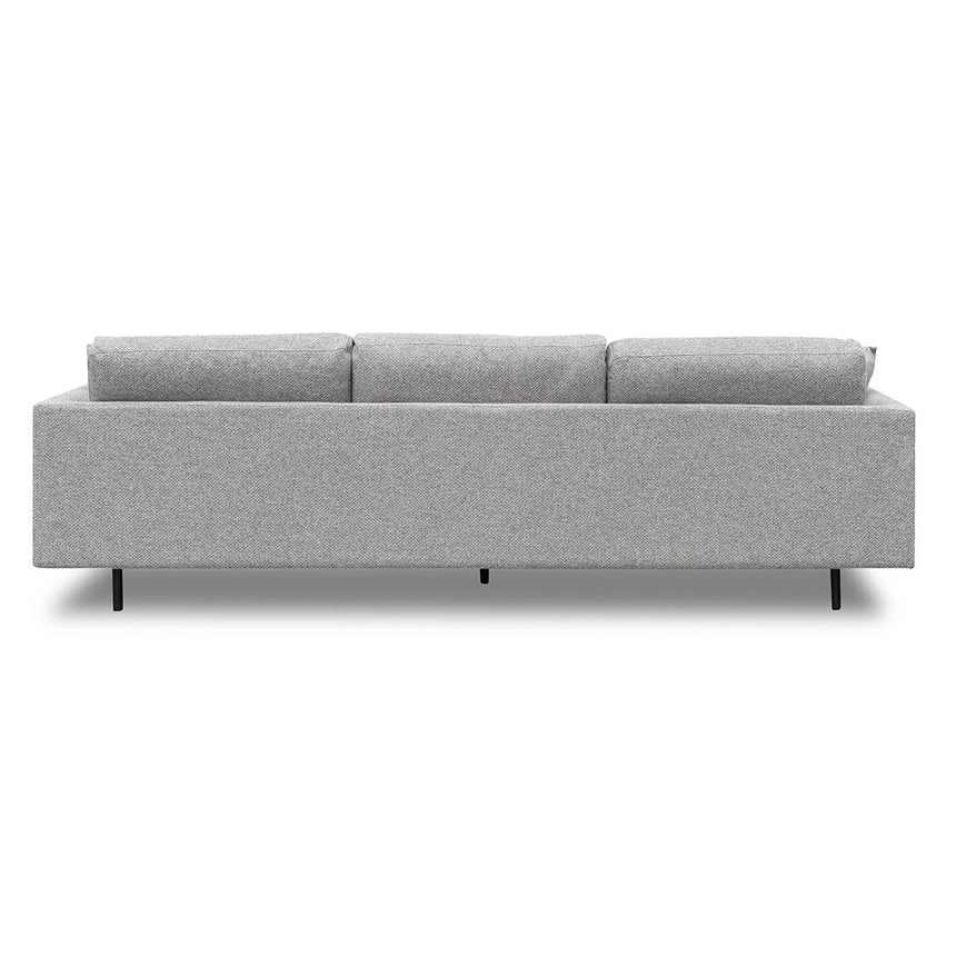 4 Seater Fabric Sofa - Sterling Charcoal - View 9