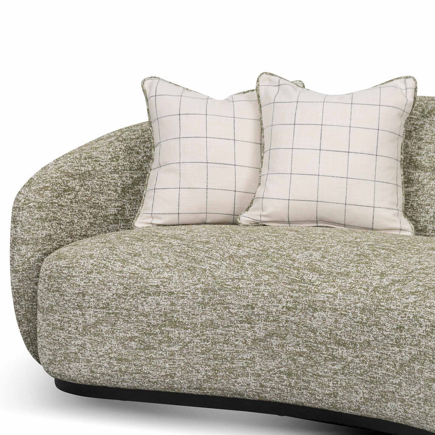 3 Seater Fabric Sofa - Fern Green - View 3