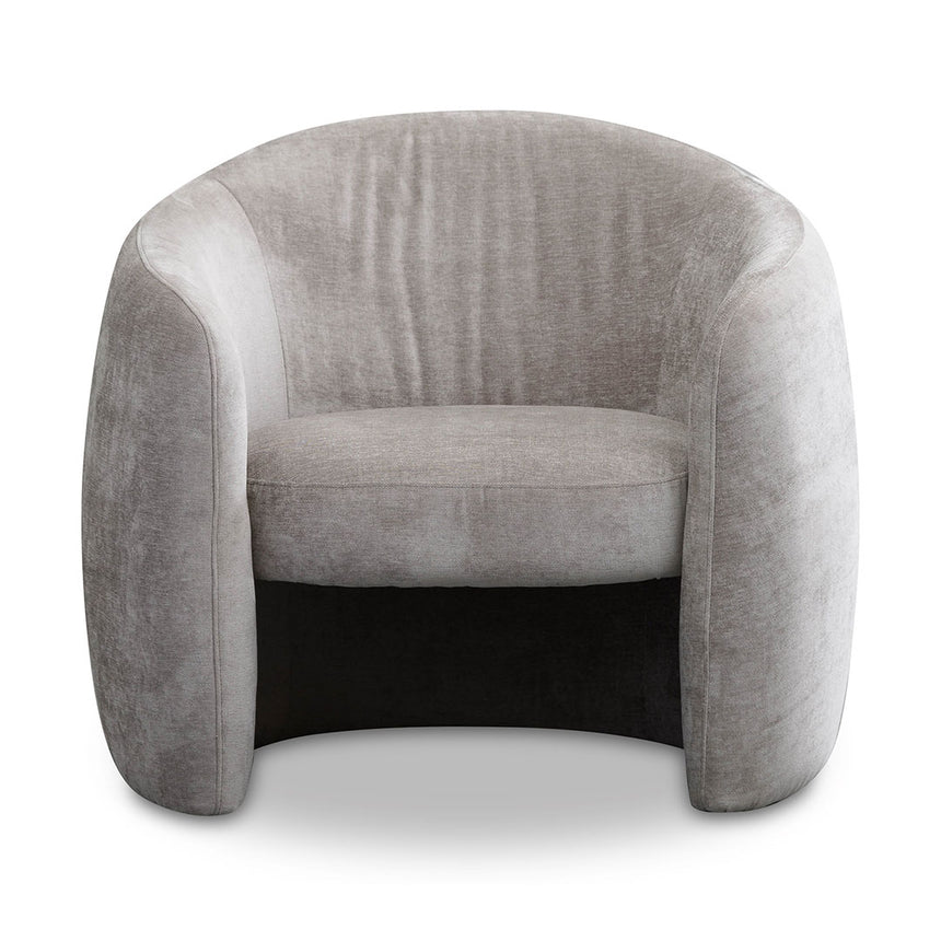 Fabric Armchair - Platinum Grey - View 2