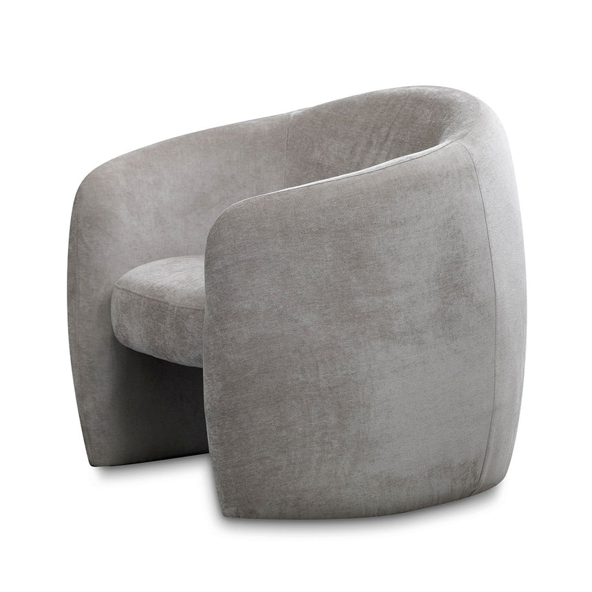 Fabric Armchair - Platinum Grey - View 3