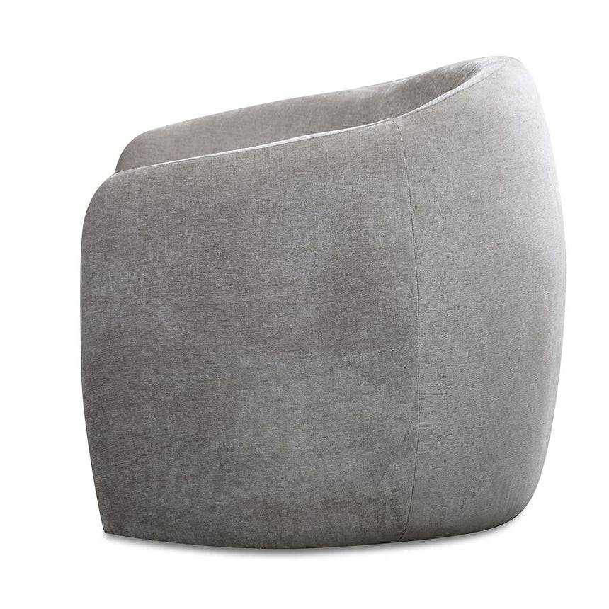 Fabric Armchair - Platinum Grey - View 4