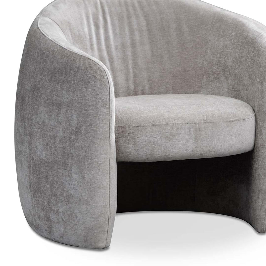 Fabric Armchair - Platinum Grey - View 6