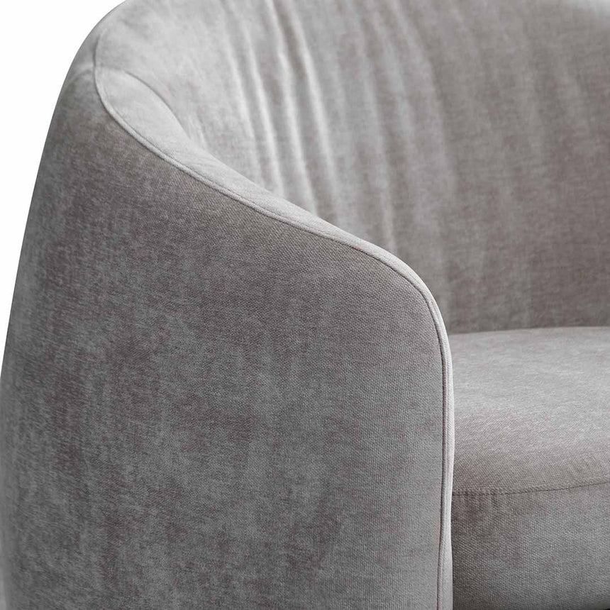 Fabric Armchair - Platinum Grey - View 7