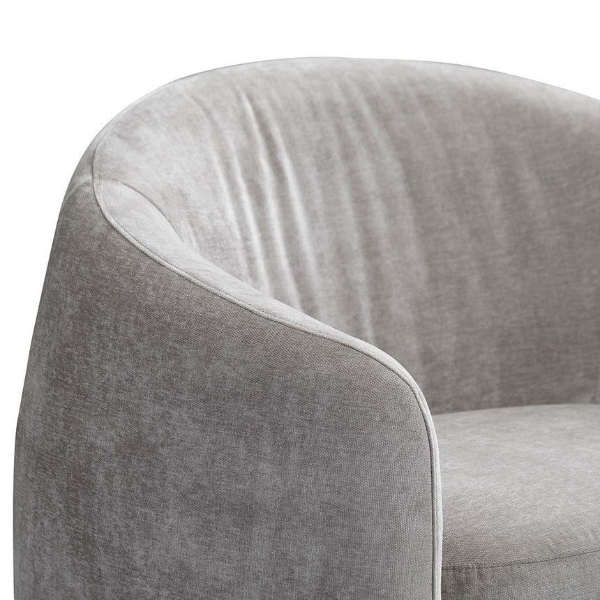 Fabric Armchair - Platinum Grey - View 8