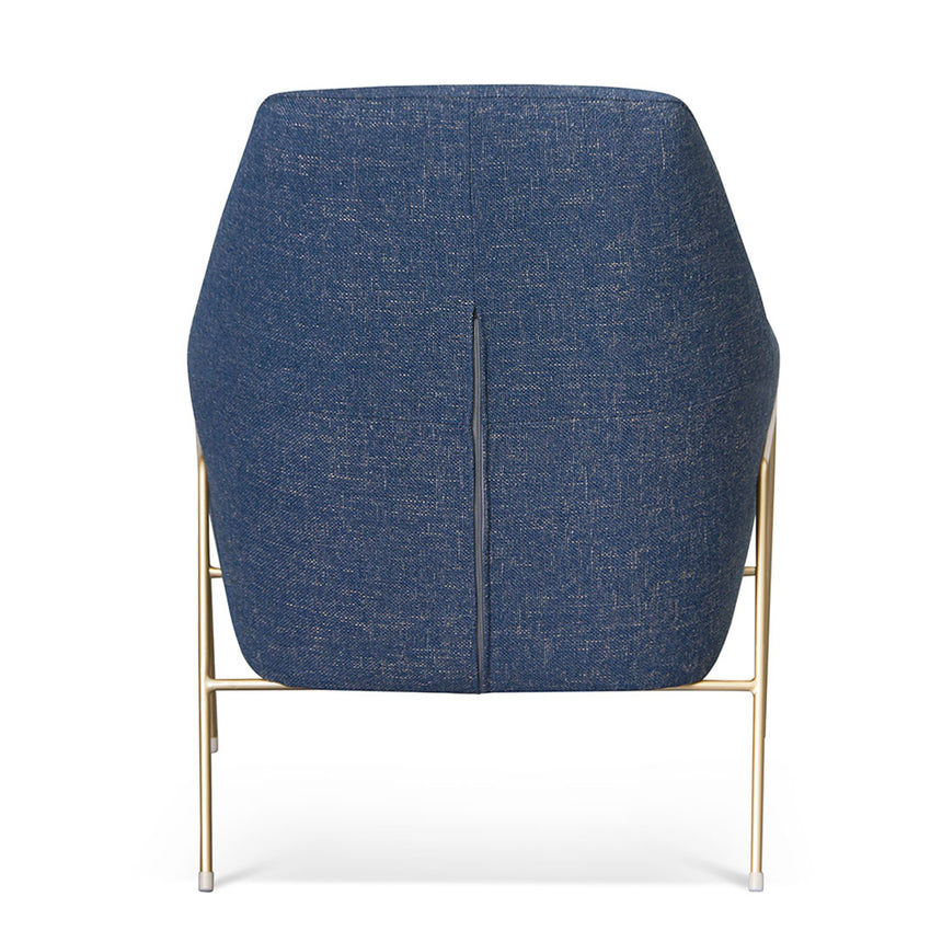 Fabric Armchair - Dark Blue - View 5