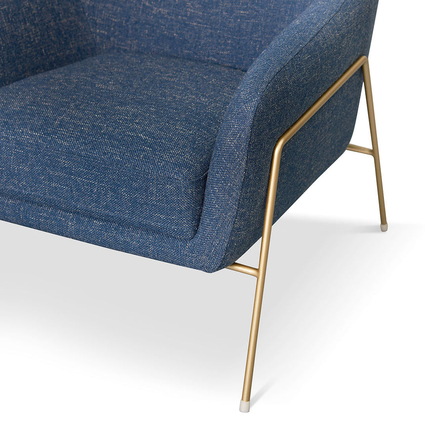 Fabric Armchair - Dark Blue - View 8