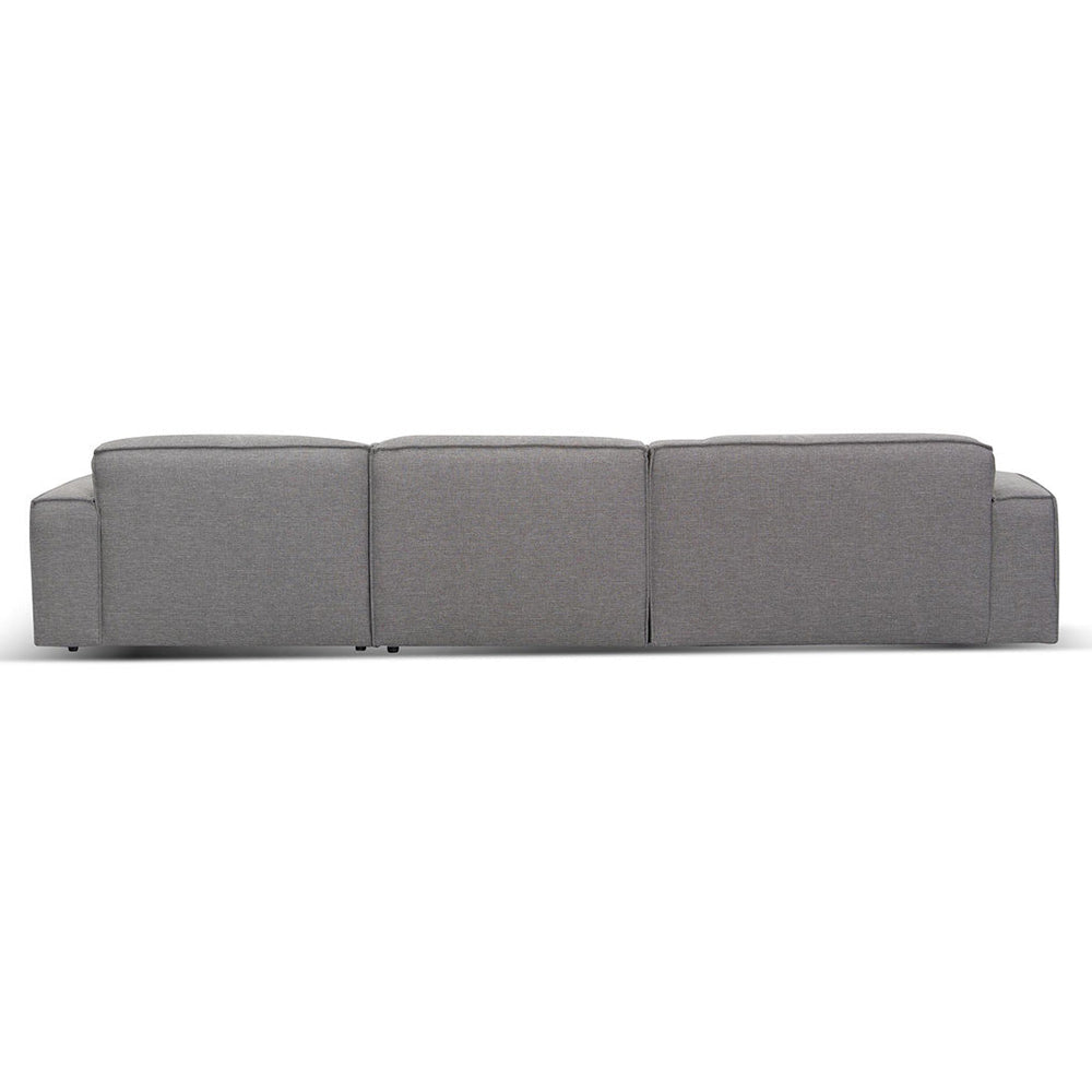 Left Chaise Sofa - Graphite Grey - View 5