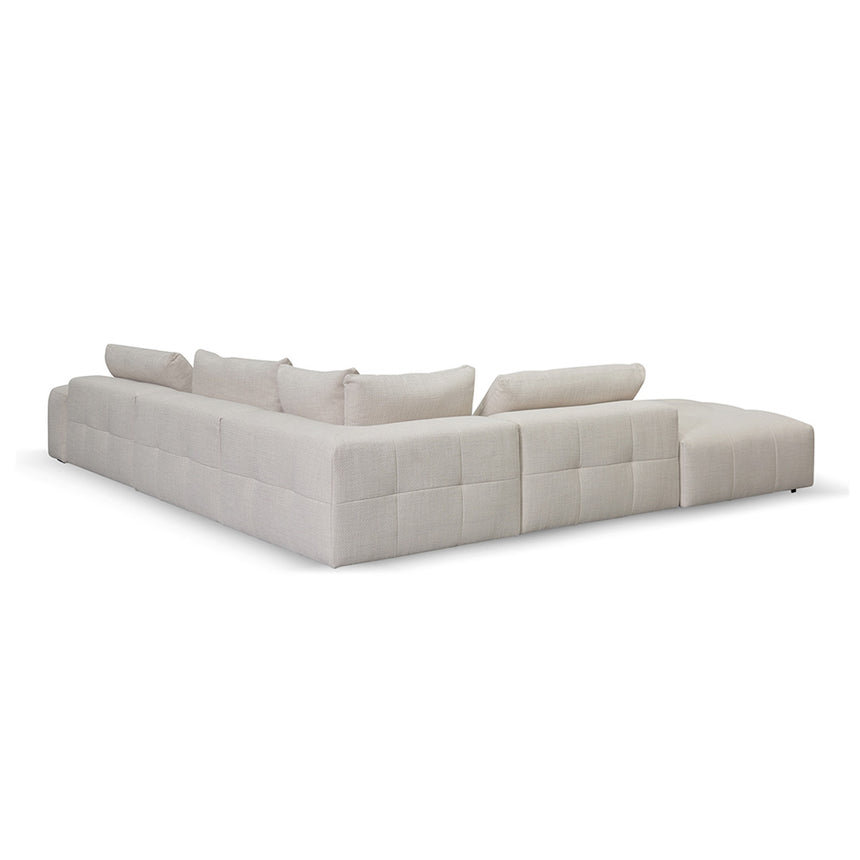 Right Chaise Fabric Sofa - Taupe Beige - View 19