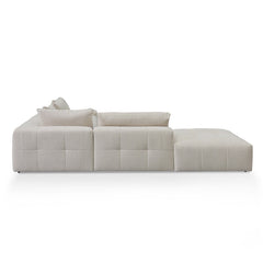 CLC8329-KSO Right Chaise Fabric Sofa - Taupe Beige