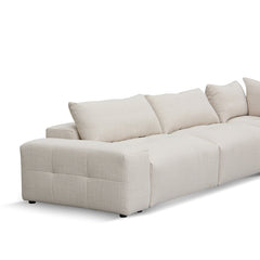 CLC8329-KSO Right Chaise Fabric Sofa - Taupe Beige