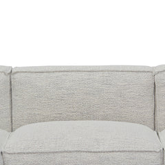 Left Chaise Fabric Sofa - Fog Grey