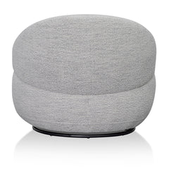 Swivel Fabric Lounge Chair - Fog Grey