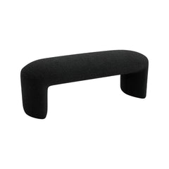 1.2m Long Ottoman Bench - Charcoal Boucle