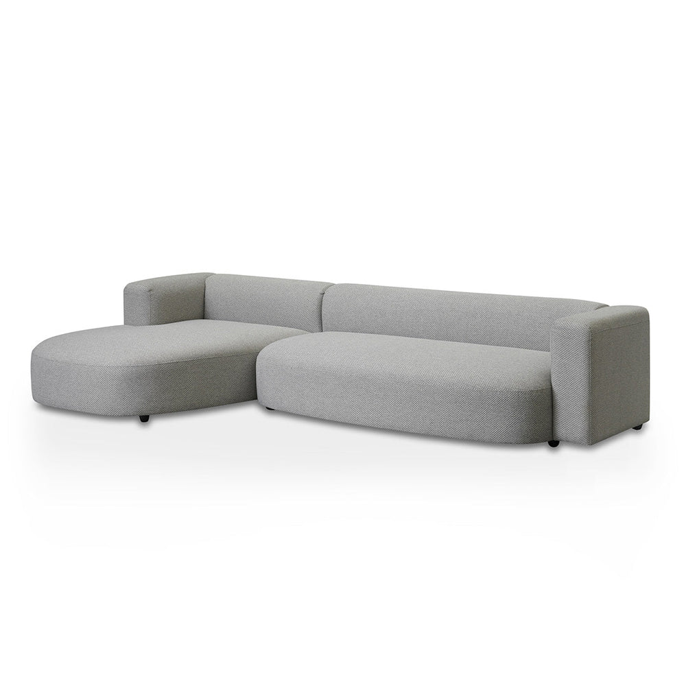 Left Chaise Sofa - Grey - View 3