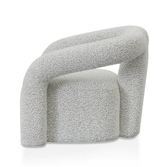 CLC8477-CA Armchair - Charcoal White Boucle