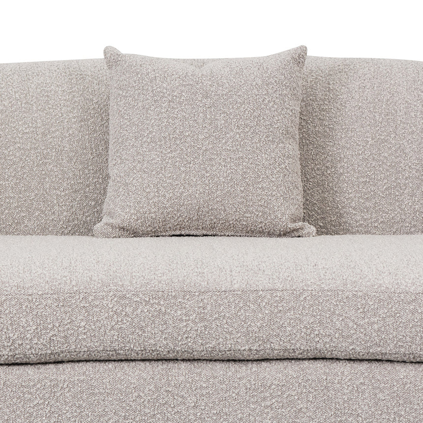 3 Seater Sofa - Ash Grey Boucle - View 5