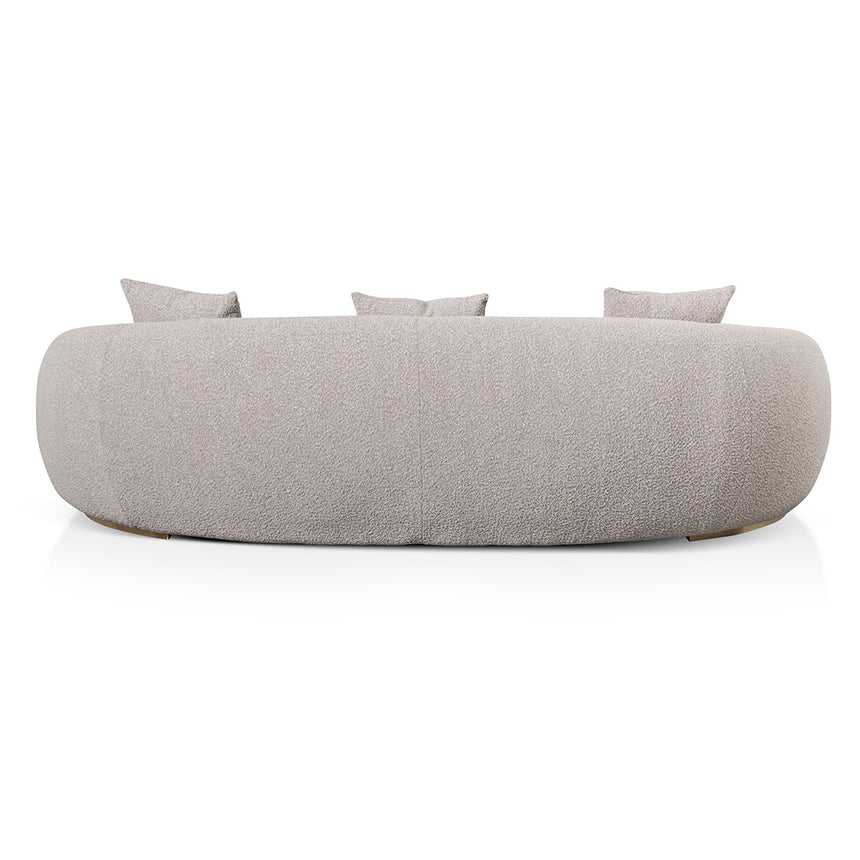 3 Seater Sofa - Ash Grey Boucle - View 7