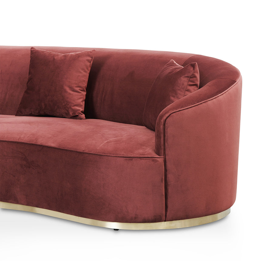 3 Seater Sofa - Elegant Plum - View 7