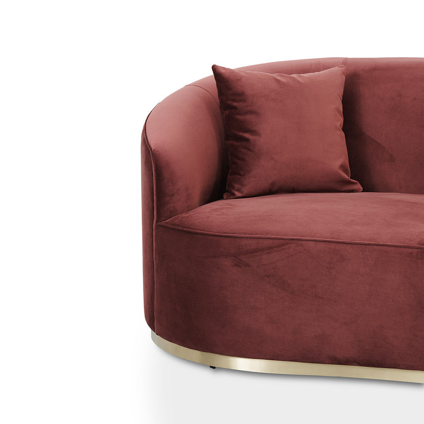3 Seater Sofa - Elegant Plum - View 4