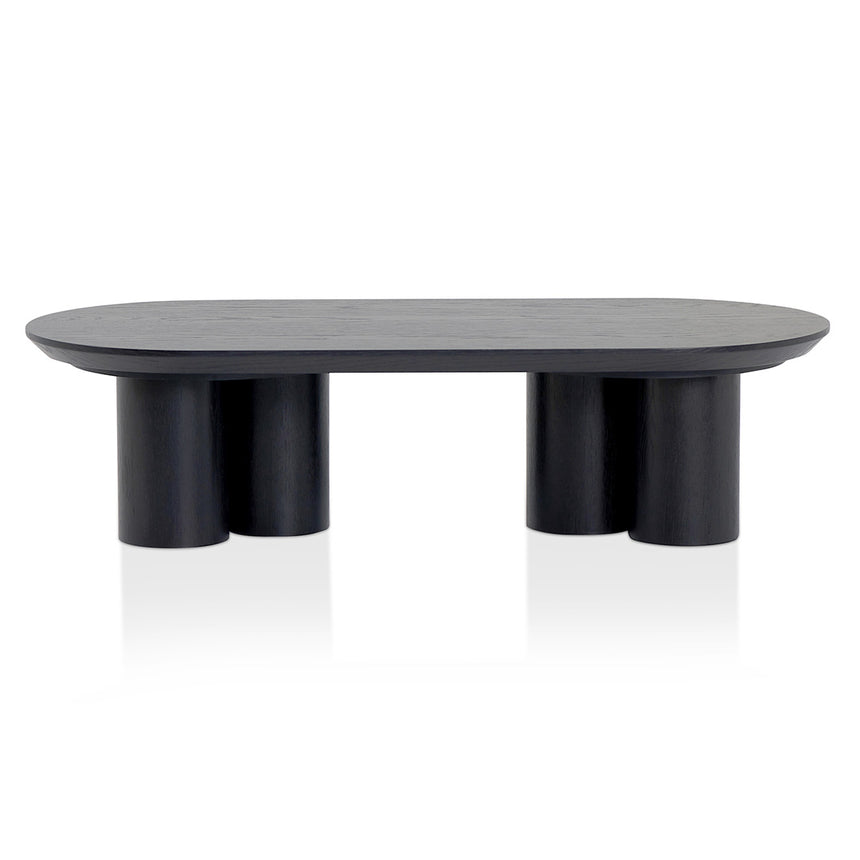 1.3m Coffee Table - Full Black - View 3