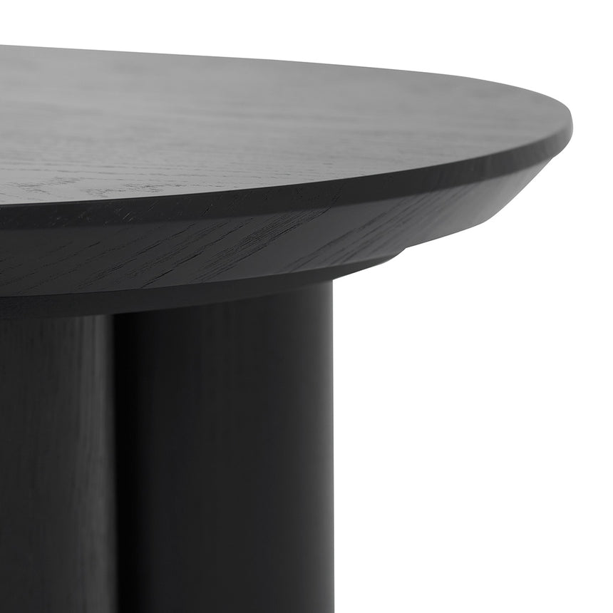 1.3m Coffee Table - Full Black - View 7