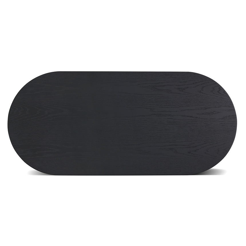 1.3m Coffee Table - Full Black - View 2