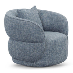 CLC8565-CA Swivel Armchair - Moss Blue