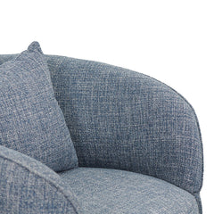 CLC8565-CA Swivel Armchair - Moss Blue