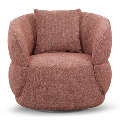 CLC8566-CA Swivel Armchair - Moss Rust Orange