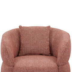 CLC8566-CA Swivel Armchair - Moss Rust Orange