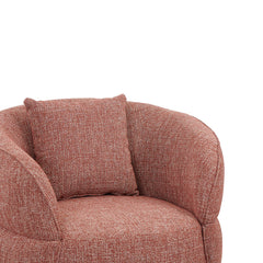 CLC8566-CA Swivel Armchair - Moss Rust Orange