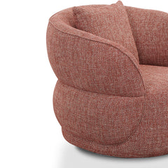 CLC8566-CA Swivel Armchair - Moss Rust Orange