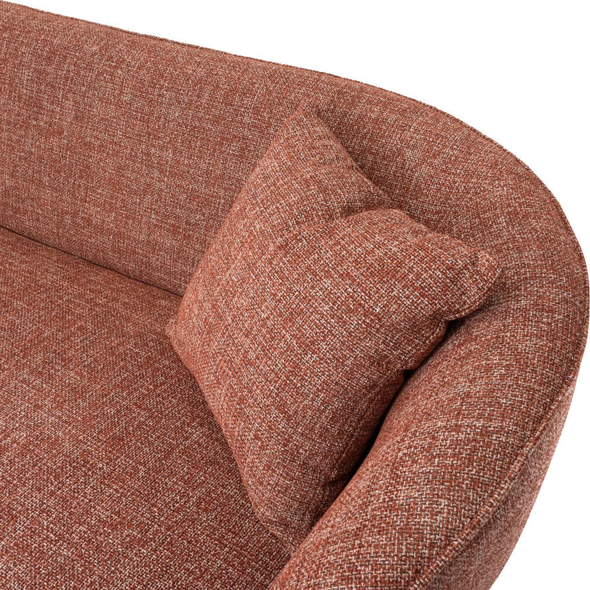 3 Seater Sofa - Moss Rust Orange - View 8