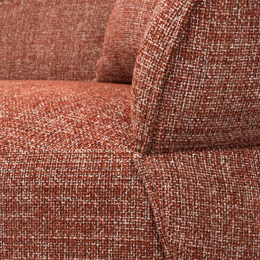 3 Seater Sofa - Moss Rust Orange - View 13