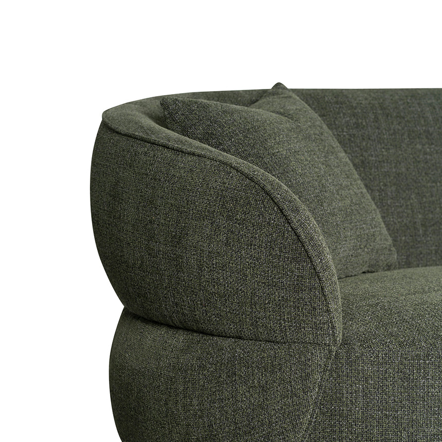 3 Seater Sofa- Moss Green - View 5