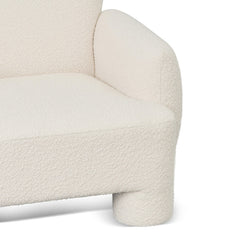 CLC8572-CA Armchair - Ivory White Boucle