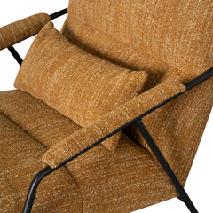 Fabric Armchair | Ginger Brown | Myka Home