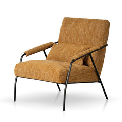 Fabric Armchair | Ginger Brown | Myka Home
