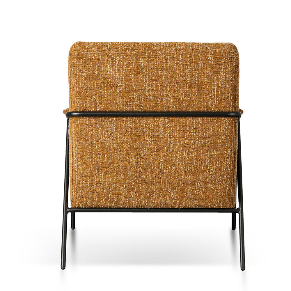 Fabric Armchair | Ginger Brown | Myka Home - View 4