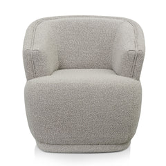 Fabric Armchair | Ash Grey Boucle | Myka Home