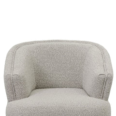 Fabric Armchair | Ash Grey Boucle | Myka Home
