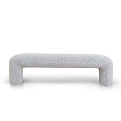 CLC8668-YY 1.5m Long Ottoman Bench - Pepper Boucle