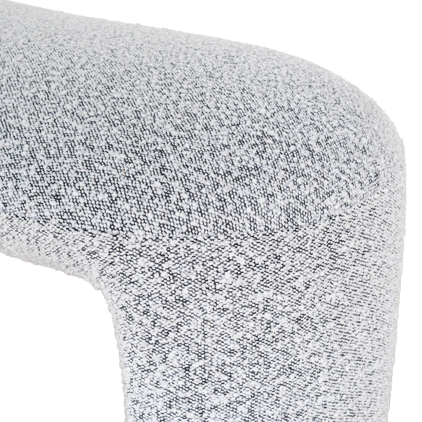 1.5m Long Ottoman Bench | Pepper Boucle | Myka Home - View 8