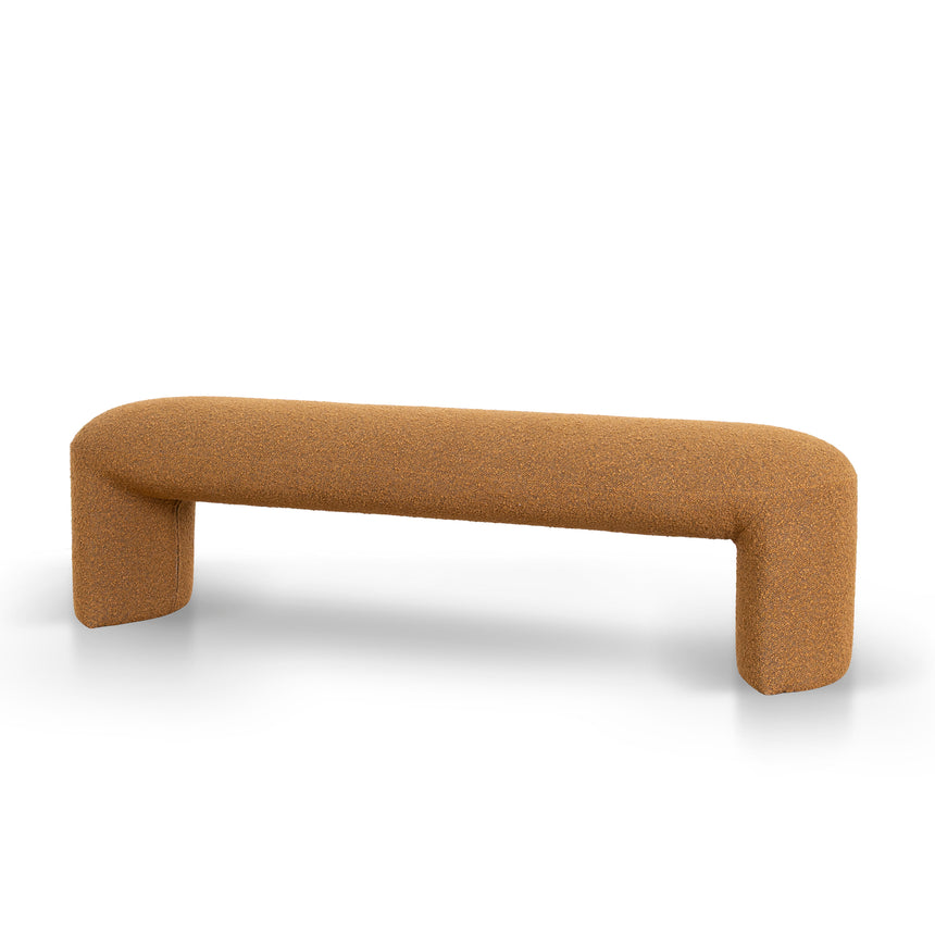 1.5m Long Ottoman Bench | Brown Boucle | Myka Home