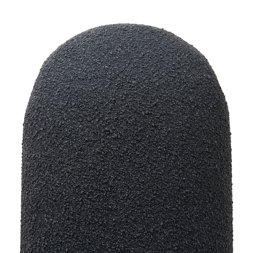 1.5m Long Ottoman Bench | Charcoal Boucle | Myka Home - View 7