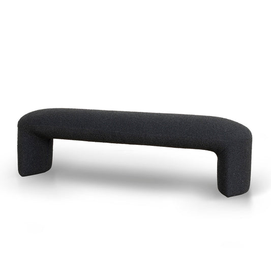 CLC8670-YY 1.5m Long Ottoman Bench - Charcoal Boucle